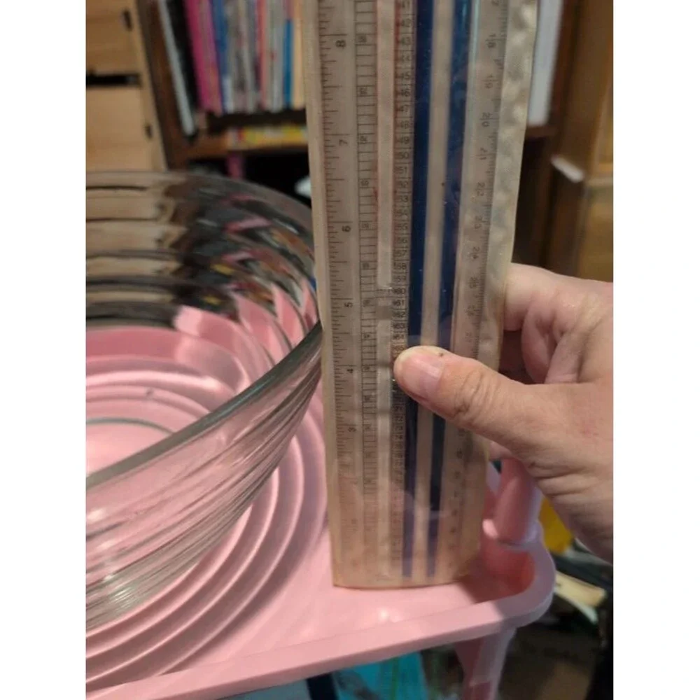C-1 Vintage Ribbed Crystal Bowl